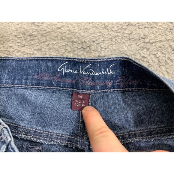 Gloria Vanderbilt American Slimming Effect Amanda Petite 10 Denim Jean Capris - Picture 8 of 15